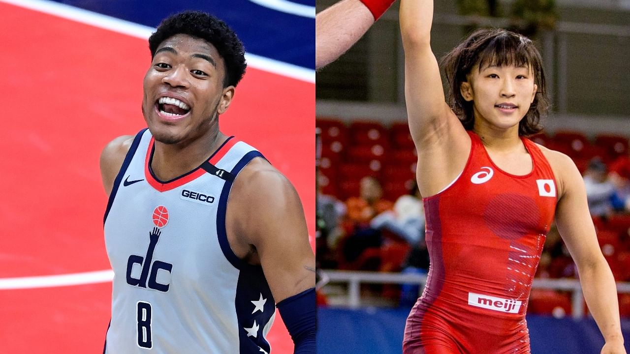 Rui Hachimura (L) and Yui Susaki will be Japan's flagbearers at the Tokyo Olympics. Credit: USA Today Sports, PTI Photos