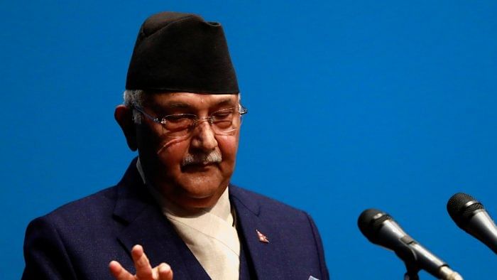 Prime Minister K P Sharma Oli. Credit: Reuters File Photo