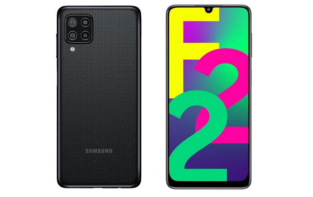 The new Galaxy F22 launched in India. Credit: Samsung