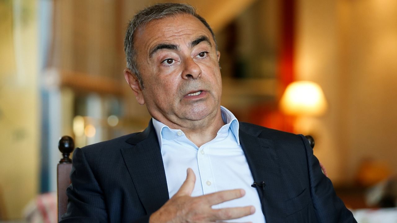 Nissan's former chairman, Carlos Ghosn. Credit: Reuters File Photo