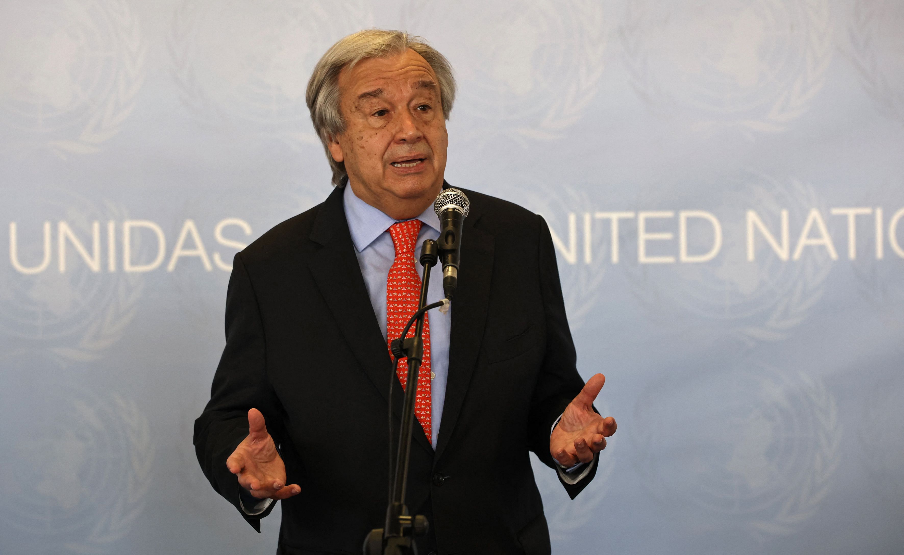 UN Secretary-General Antonio Guterres. Credit: AFP Photo