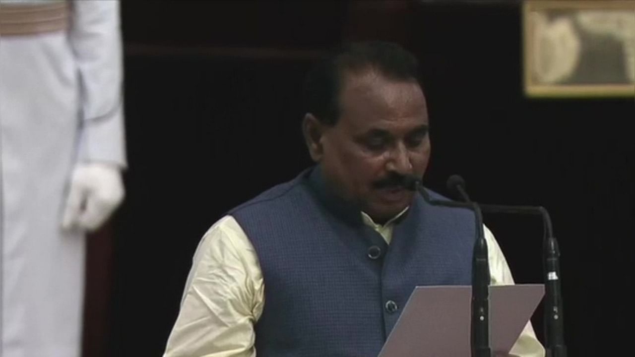 In 2001, he became vice-president of the UP BJP's SC Morcha. Credit: Screengrab of live stream video 