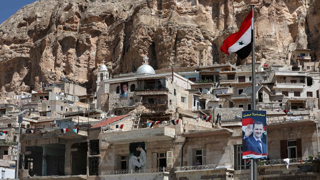 A view of Maalula village in Syria. Credit: AFP Photo