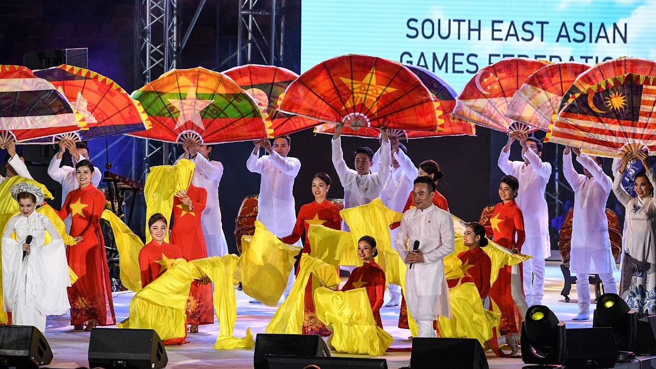 The Southeast Asian Games, due to take place in Vietnam this year, have been postponed because of the pandemic and will most likely be held in 2022, a member of the organising council said on July 8, 2021. Credit: AFP Photo