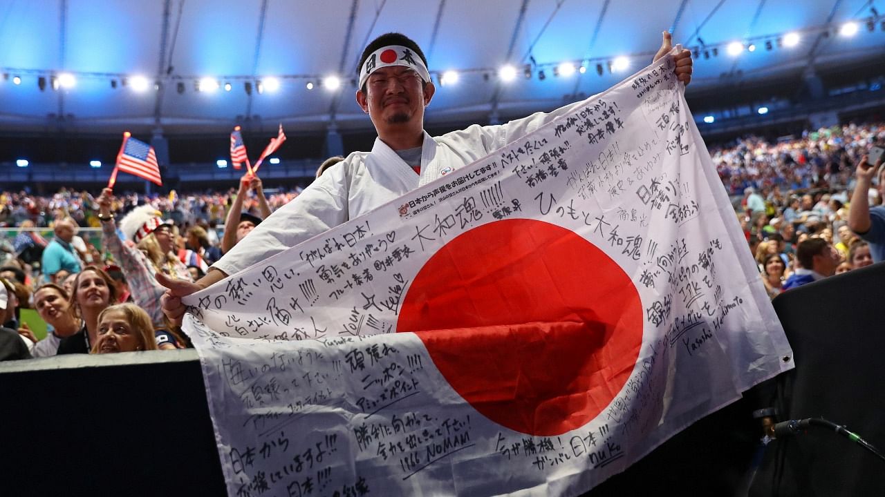 Takishima before the opening ceremony of the Rio 2016 Games. Credit: Reuters File Photo