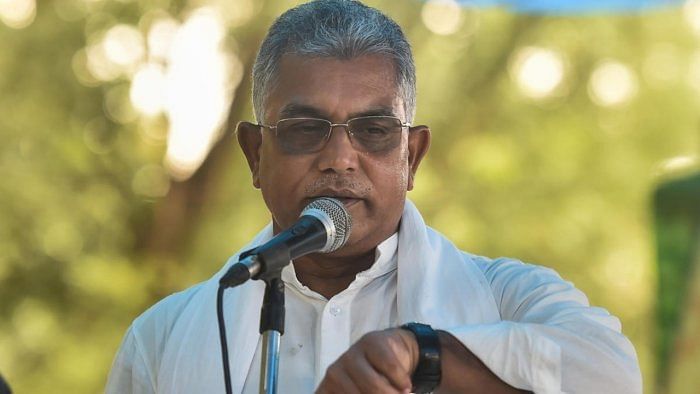 BJP state president and MP Dilip Ghosh. Credit: PTI File Photo