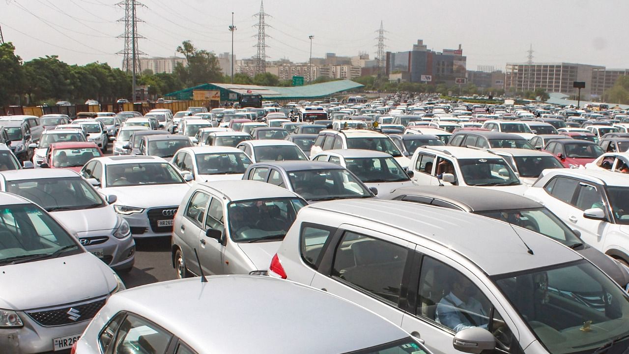 General public also faced traffic jams. Credit: PTI Photo