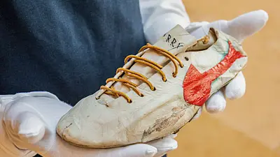 Sotheby s targets 1 million for rare Nike Olympic shoe