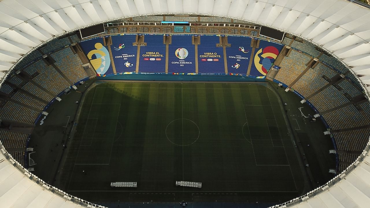Maracana stadium ahead of the Copa America final between Brazil and Argentina. Credit: Reuters Photo