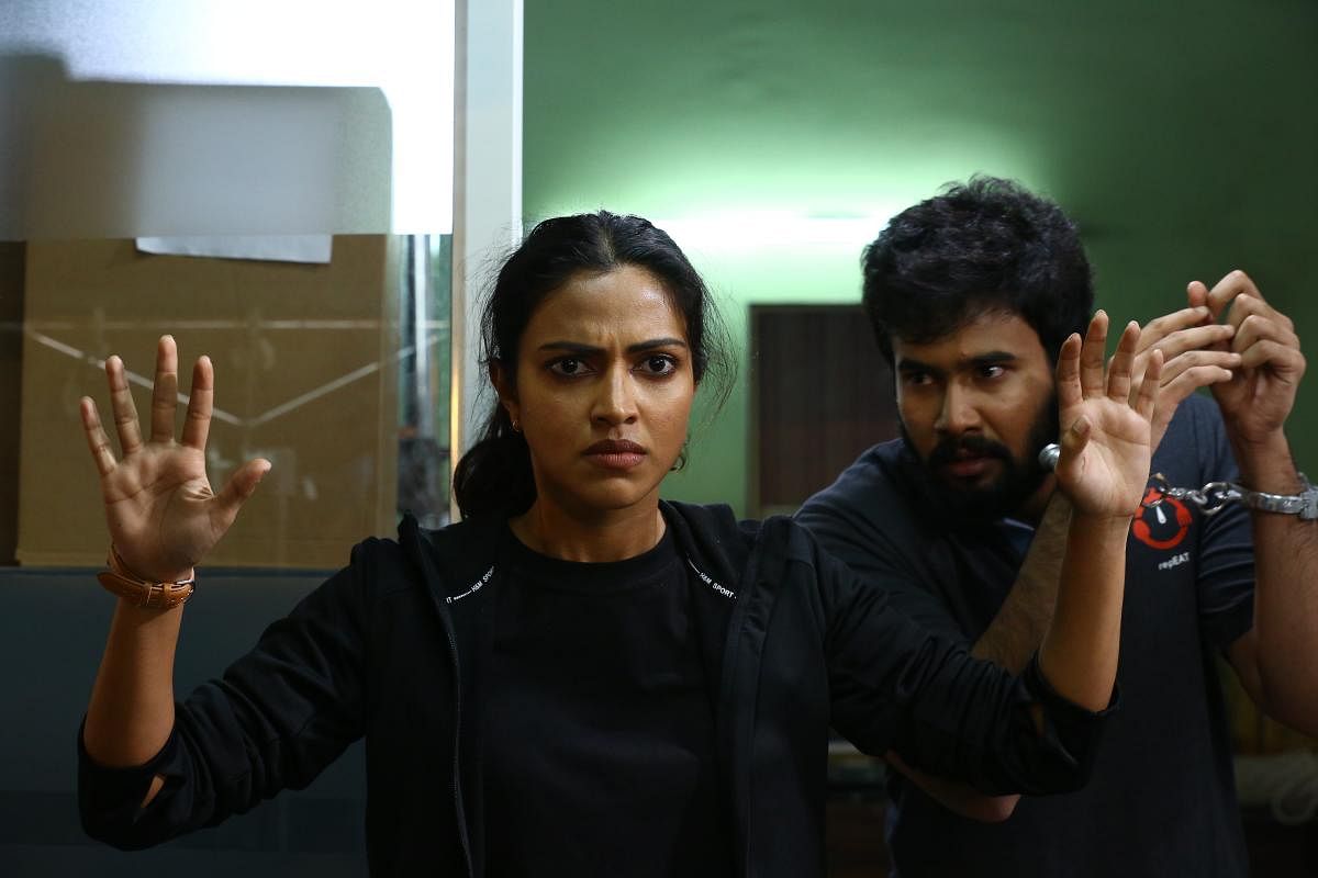 Amala Paul plays a cop while Rahul Vijay is a delivery boy in ‘Kudi Yedamaithe’, out on Aha on July 16.