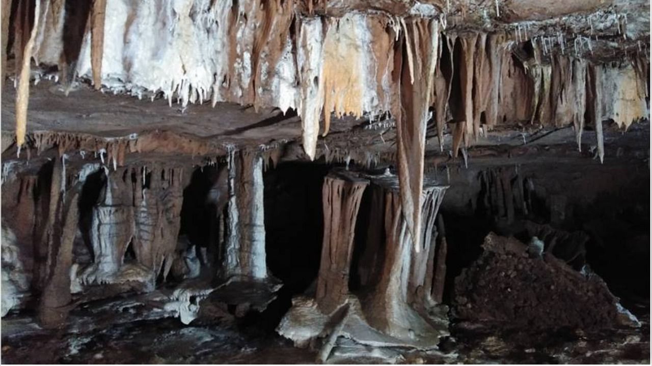 Mawmlul cave in Meghalaya. Credit: Geological Survey of India