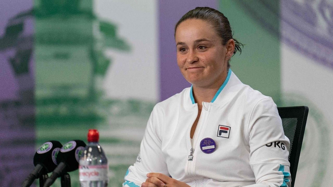 Wimbledon Women's Singles winner Ashleigh Barty. Credit: AFP Photo