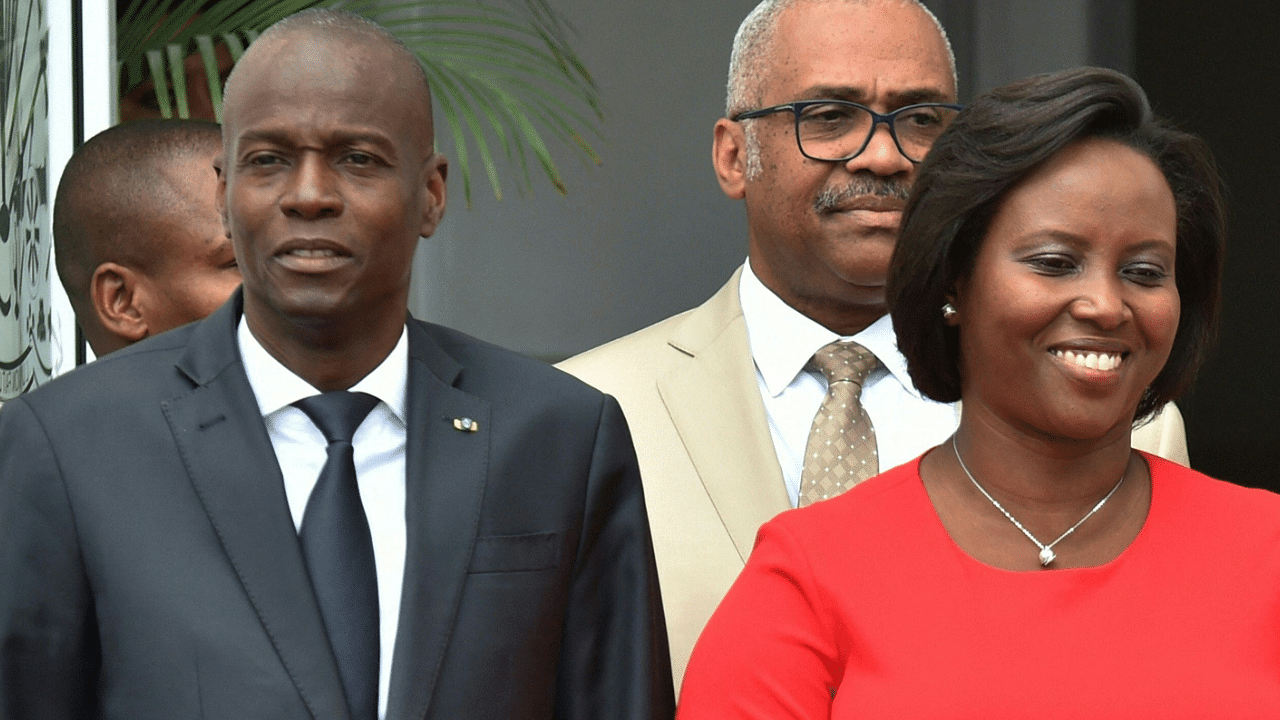 Haitian President Jovenel Moise (L) and Haitian First Lady Martine Moise. Credit: AFP Photo