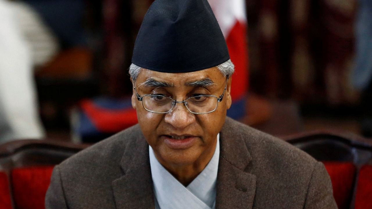 Nepali Congress chief Sher Bahadur Deuba to be appointed as prime minister by Tuesday. Credit: Reuters File Photo