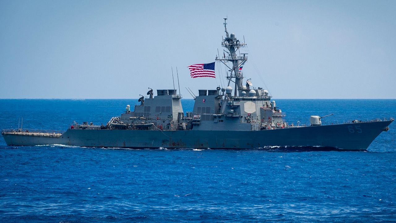US Navy destroyer USS Benfold. Credit: Reuters File Photo
