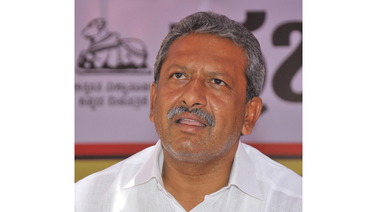 Urban Development Minister B A Basavaraj (Byrathi). Credit: DH File Photo