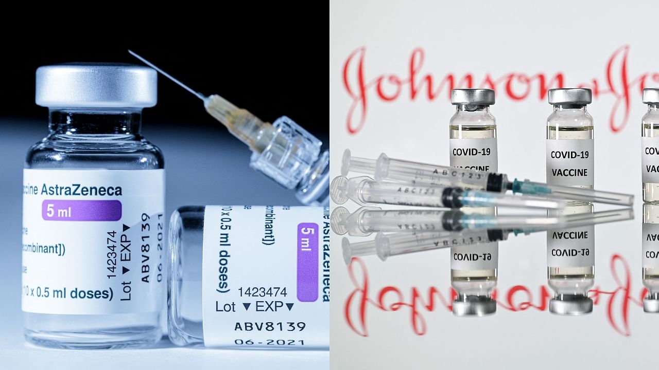 AstraZeneca and Johnson & Johnson vaccines. Credit: AFP File Photos