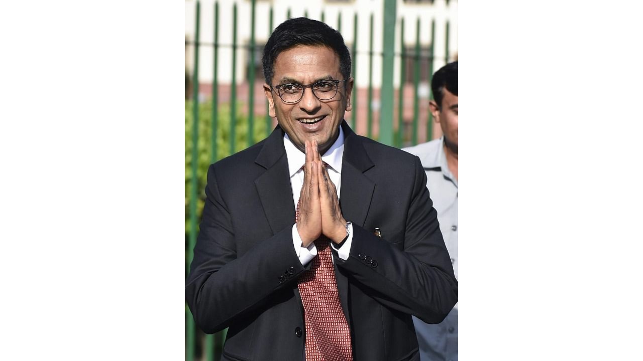 Supreme Court judge D Y Chandrachud. Credit: PTI Photo