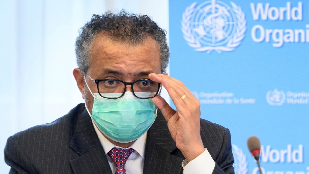 WHO chief Tedros Adhanom Ghebreyesus. Credit: Reuters file photo