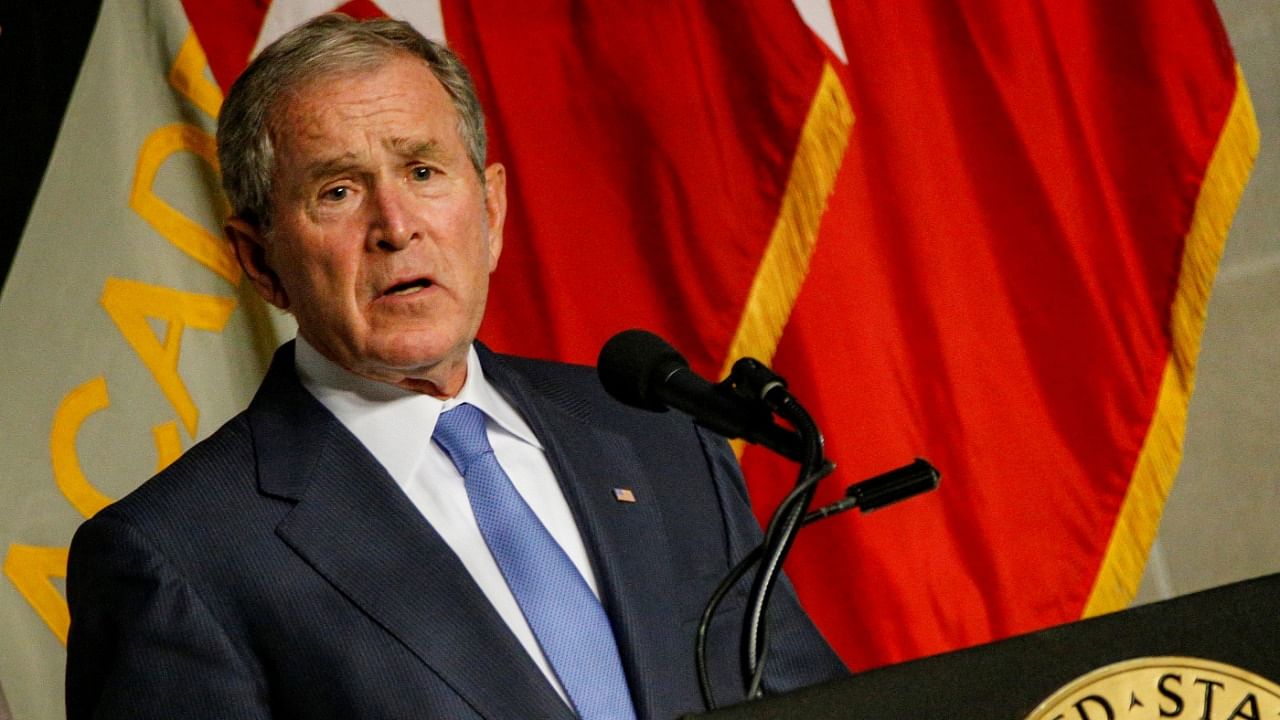 Former US President George W Bush. Credit: Reuters File Photo