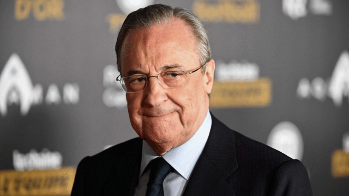 Real Madrid's president Florentino Perez. Credit: AFP File Photo