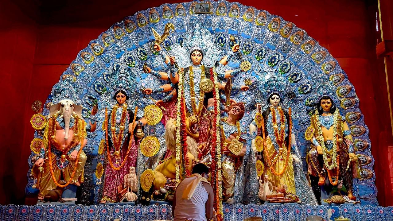 The festivities will begin this year on October 12 with Maha Saptami and go on till October 15, Bijaya Dashami. Credit: PTI Photo