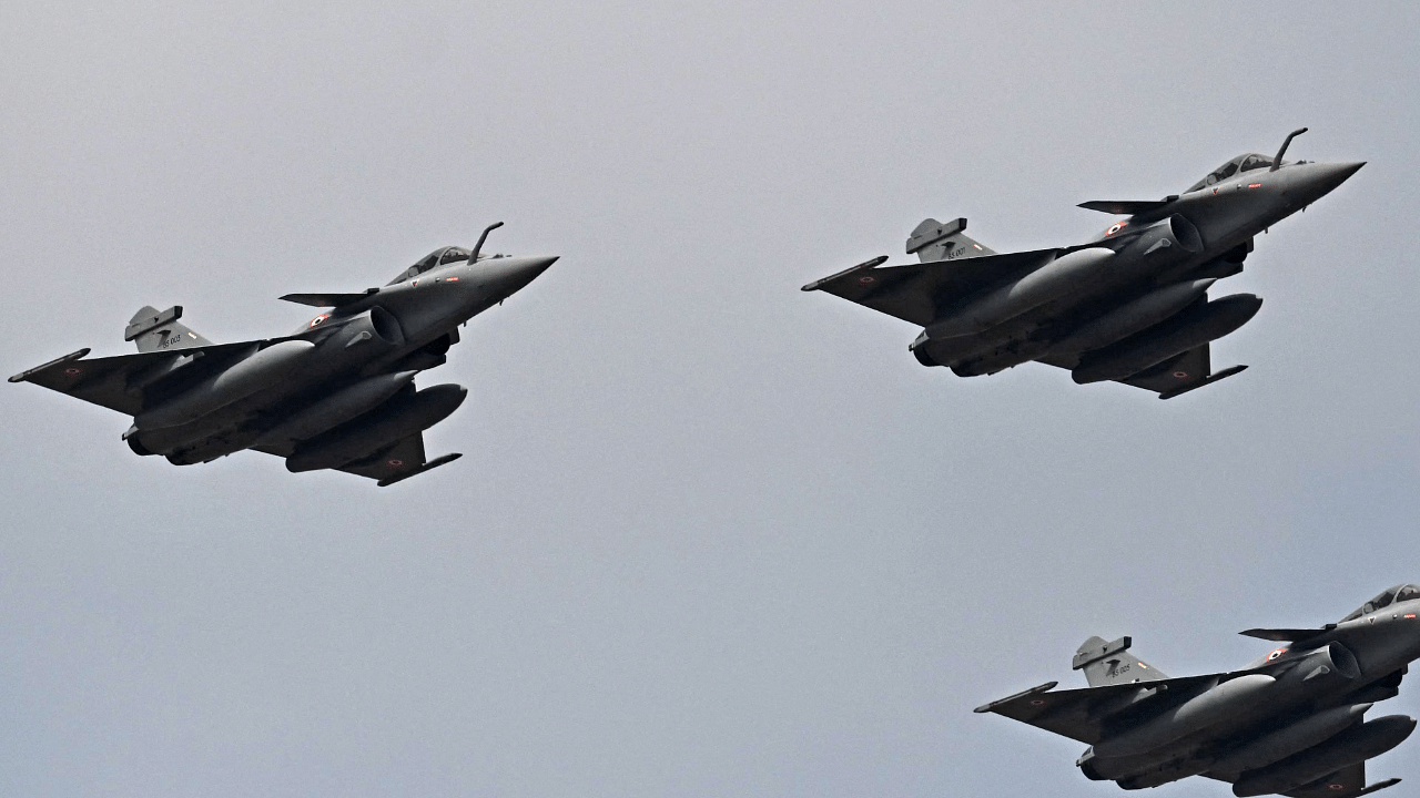 Currently, the IAF has around 25 Rafale jets and the remaining ordered aircraft are expected to be delivered by 2022. Credit: AFP Photo