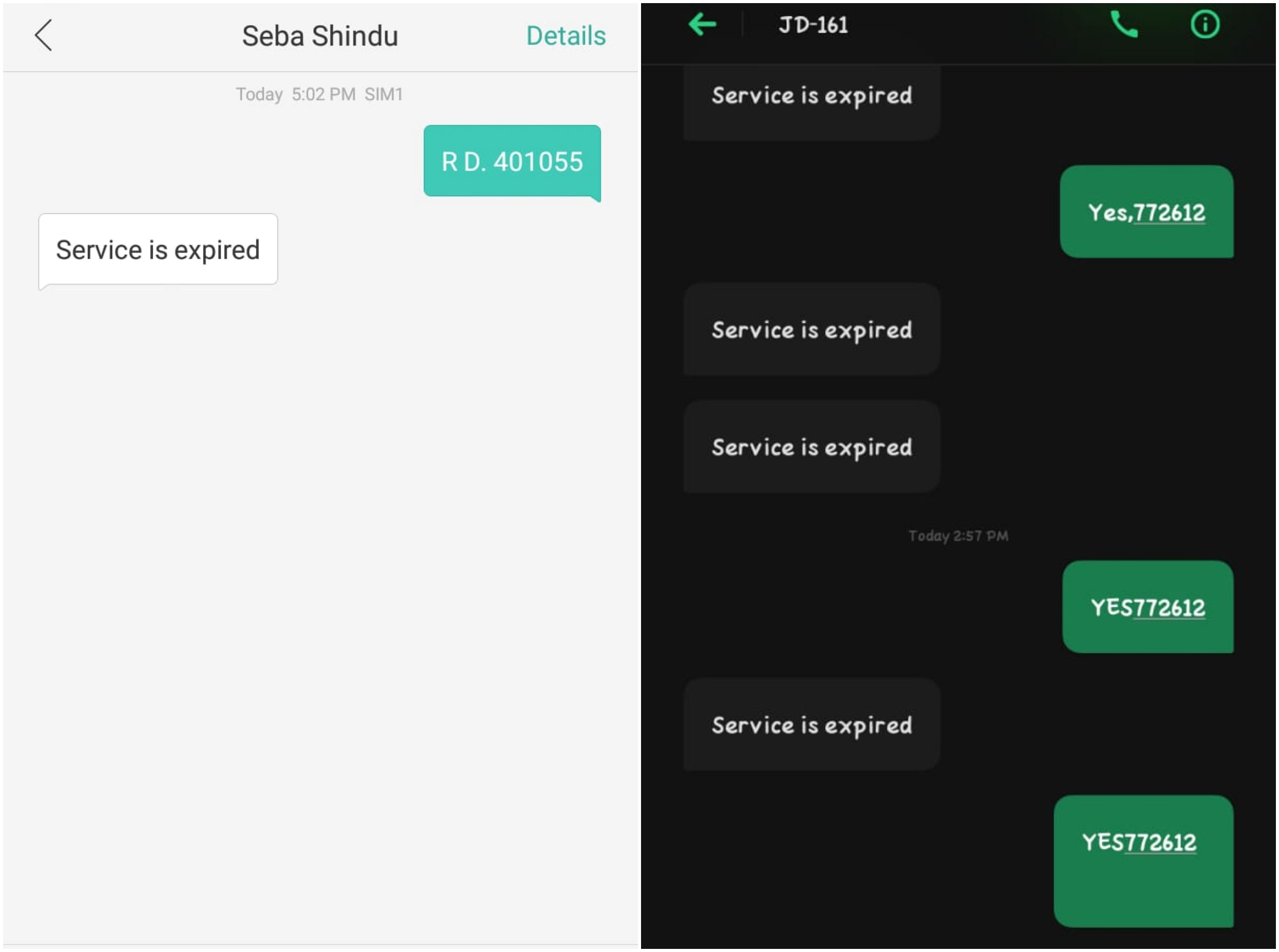 Many labourers who have registered on the Karnataka government's Seva Sindhu  portal to seek train services to travel back home are being asked to confirm their demand. However, instead of placing a call for confirmation, the government has been sending automated messages.
