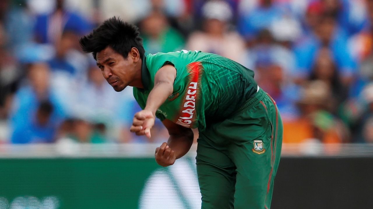 Pace bowler Mustafizur Rahman. Credit: Reuters File Photo