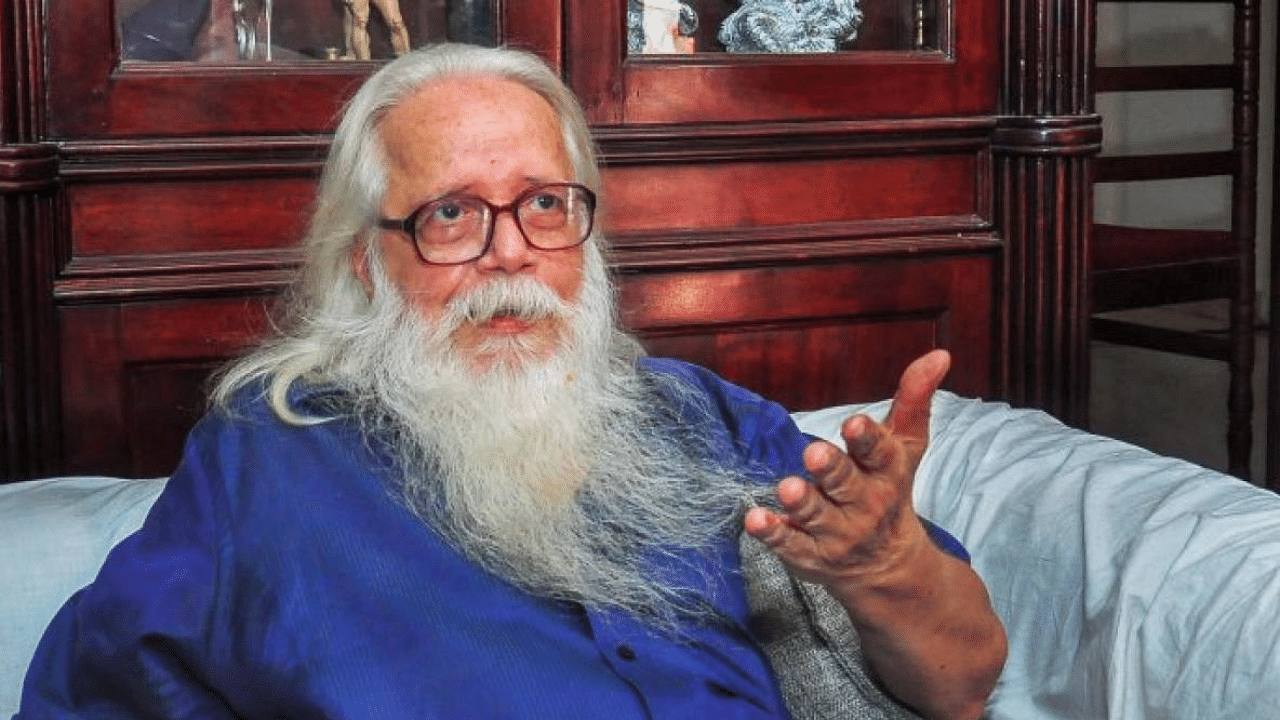 Former ISRO scientist Nambi Narayanan. Credit: DH File Photo