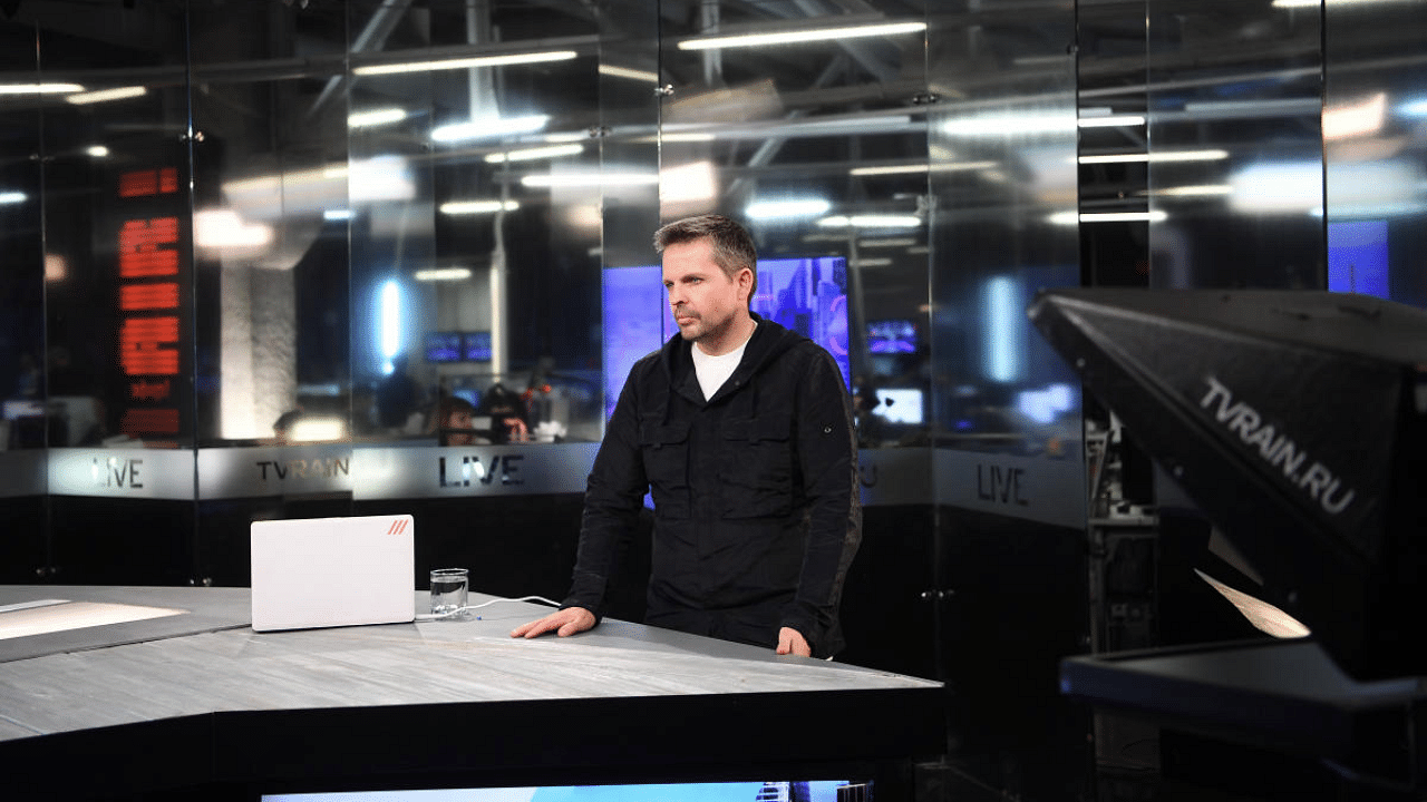 Roman Badanin, founder of Proekt, in Moscow. Credit: NYT File Photo