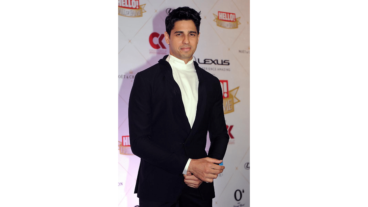 Actor Sidharth Malhotra. Credit: PTI Photo