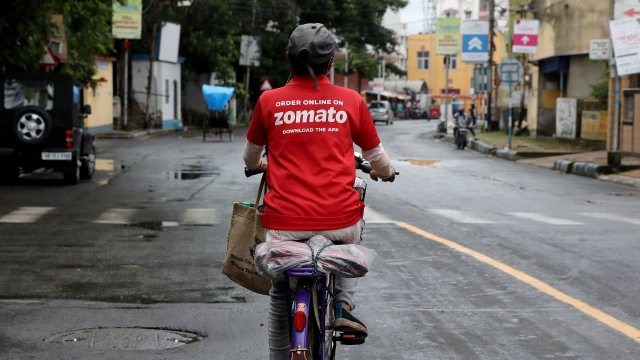 Zomato has already mobilised Rs 4,196.51 crore from 186 anchor investors on July 13, a day before the issue opened. Credit: Reuters File Photo