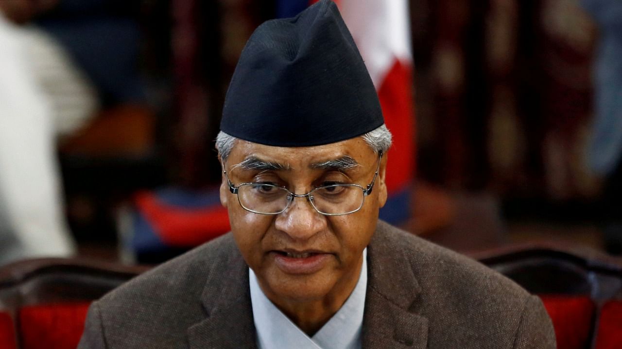 Nepal Prime Minister Sher Bahadur Deuba. Credit: Reuters Photo