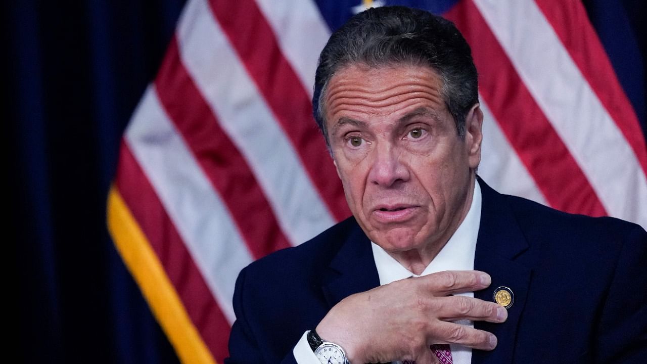 Governor Andrew Cuomo is expected to be questioned this weekend as part of the New York state attorney general's probe of sexual misconduct allegations against him, news reports said on July 15, 2021. Credit: AFP Photo