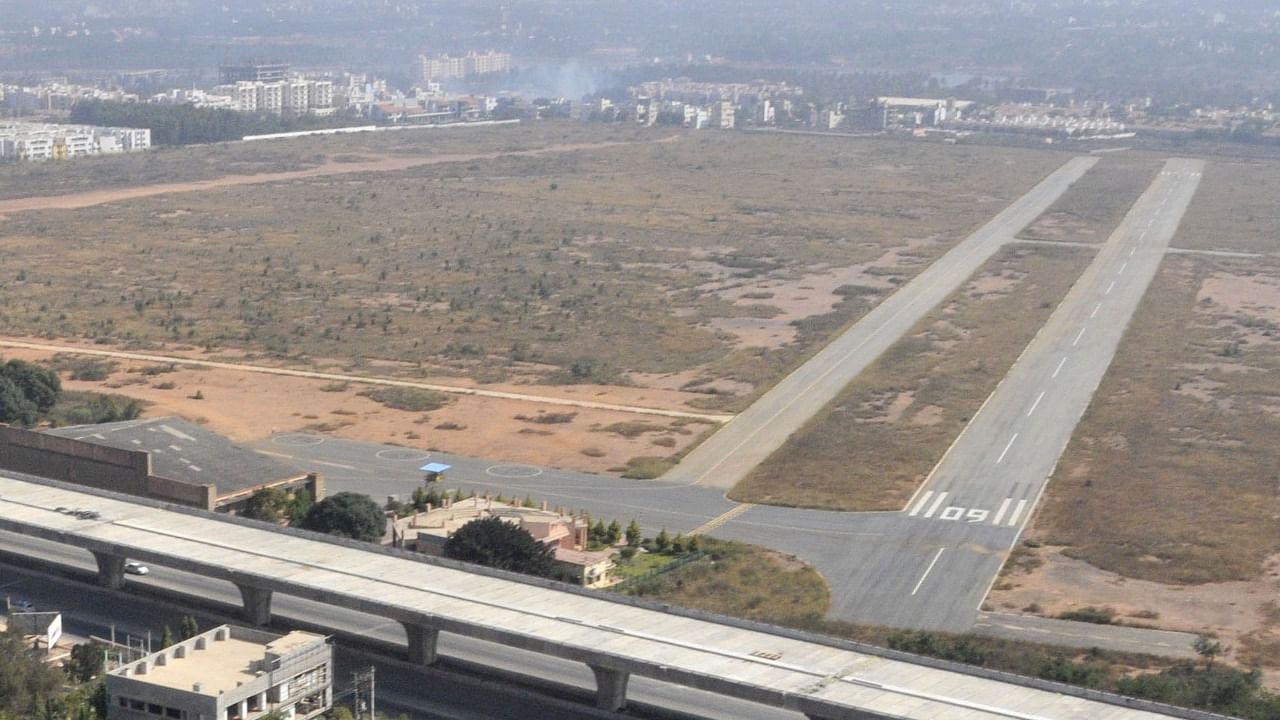Jakkur Aerodrome in North Bengaluru. Credit: DH File Photo