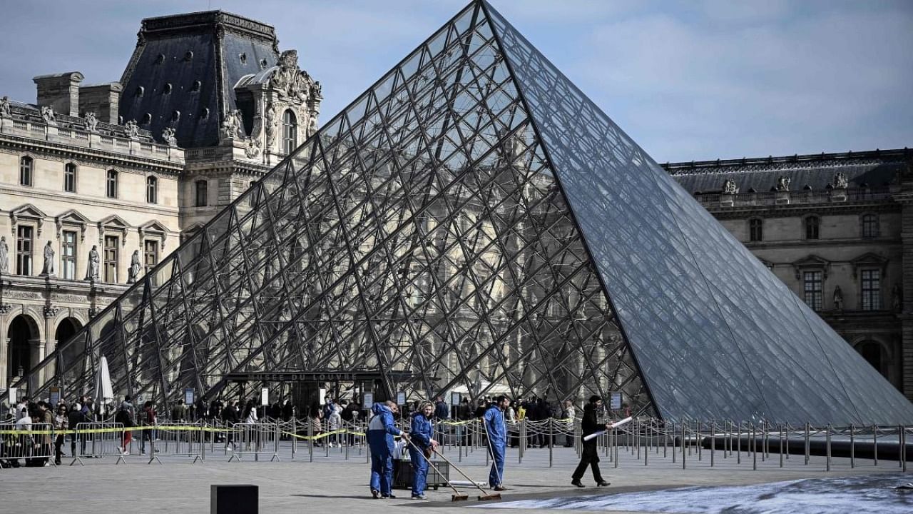 The Louvre in Paris. Credit: AFP File Photo