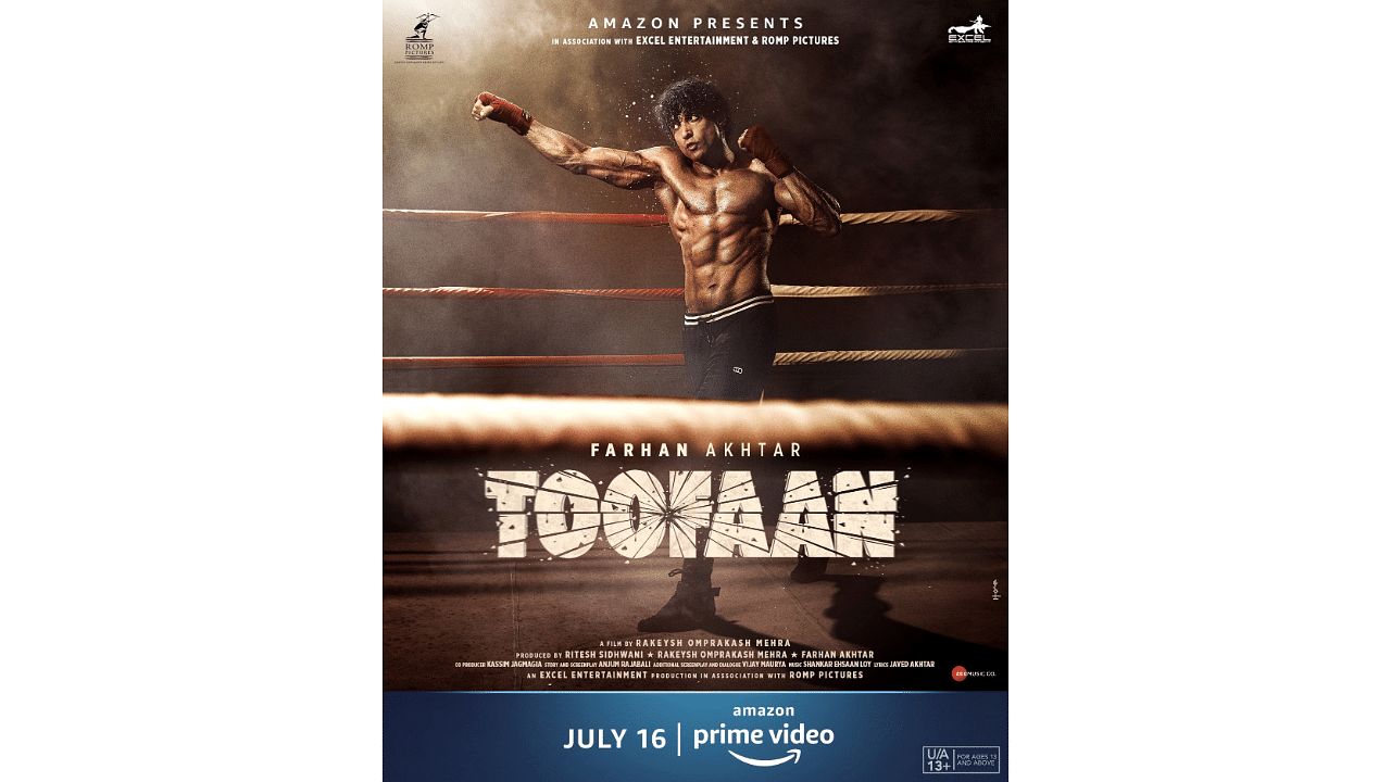 The official poster of 'Toofaan'. Credit: IMDb