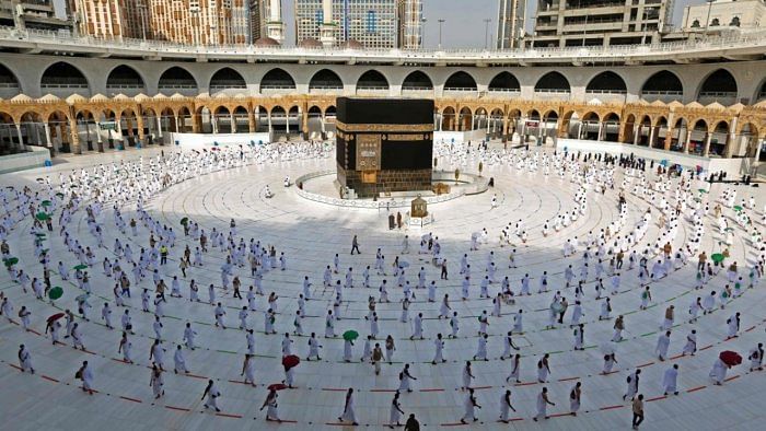 Kaaba, the holiest shrine in the Grand mosque in the holy Saudi city of Mecca. Credit: AFP Photo