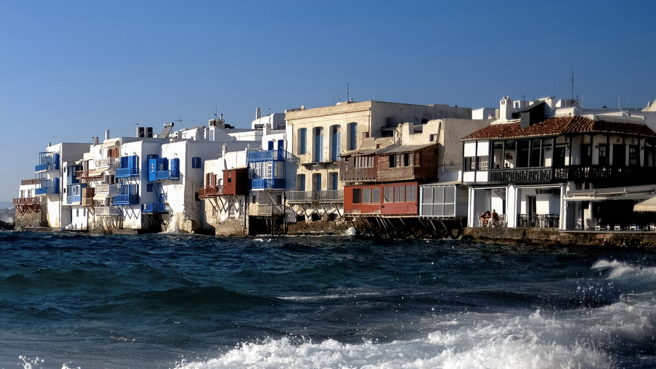A view of Little Venice on the island of Mykonos, Greece. Credit: Reuters File Photo