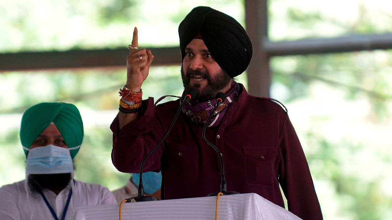 Sidhu emerged as the frontrunner for the post of PPCC chief but the chief minister was opposed to the move. Credit: AFP file photo