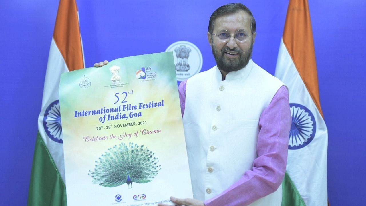 The 52nd International Film Festival of India (IFFI) has announced a call for entries for Indian Panorama, 2021. Credit: Twitter Photo/@PrakashJavdekar