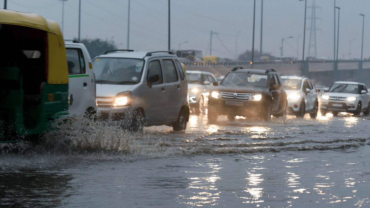 Every year, people in Delhi face waterlogging during monsoon season. Credit: PTI Photo