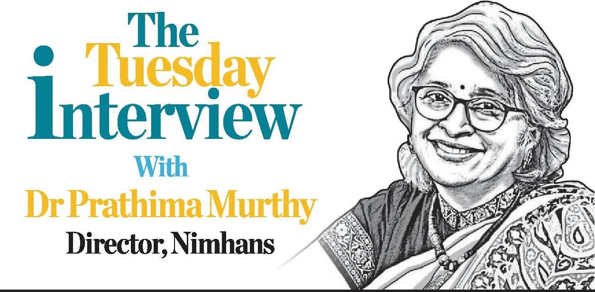 Prathima Murthy, Director, NIMHANS. Credit: DH Illustration