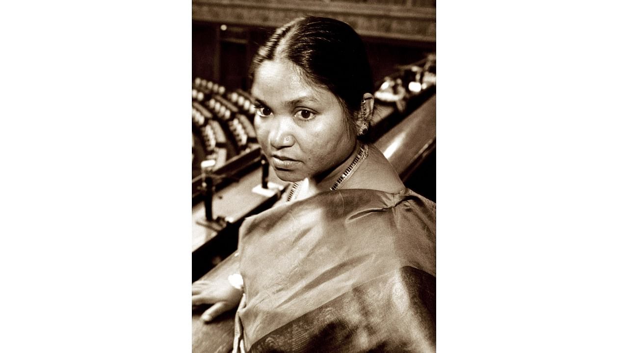 Phoolan Devi, popularly known as the 'Bandit Queen', was shot dead outside her Delhi residence in 2001. Credit: Getty images