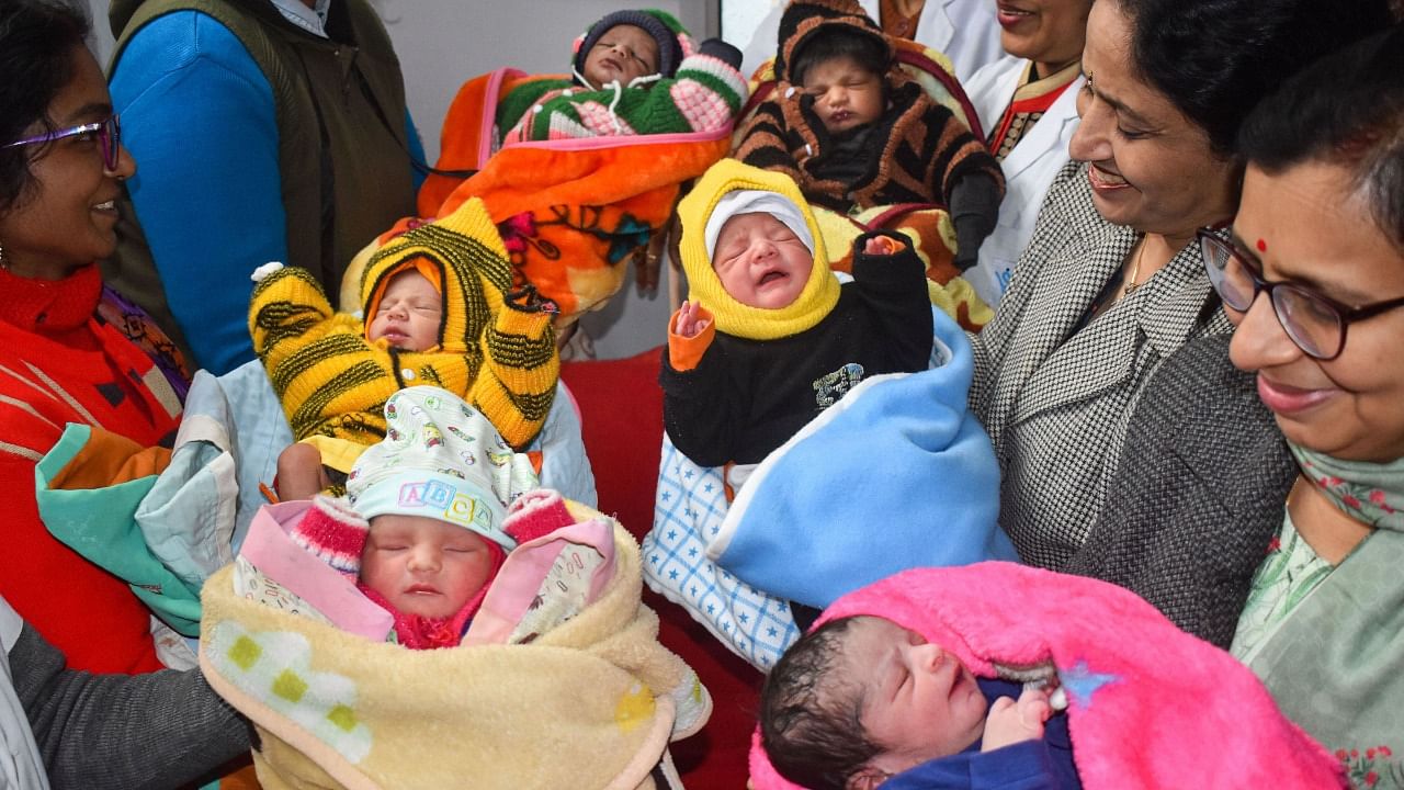 Government-dictated small family sizes lead to ageing populations, gender imbalances, and women bear the brunt of the consequences. Credit: PTI File Photo