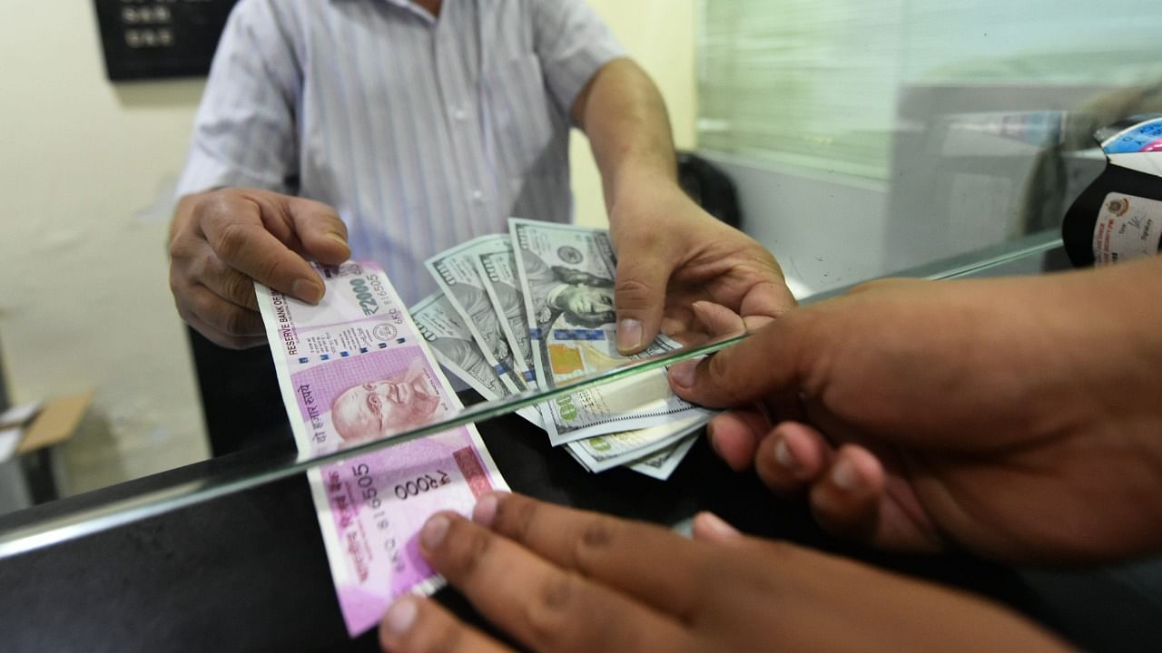 At the interbank forex market, the domestic currency witnessed heavy volatility. Credit: PTI Photo