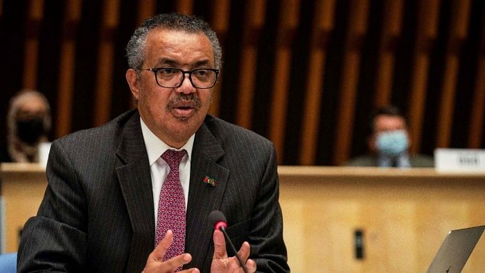 WHO director-general Tedros Adhanom Ghebreyesus. Credit: AFP File Photo