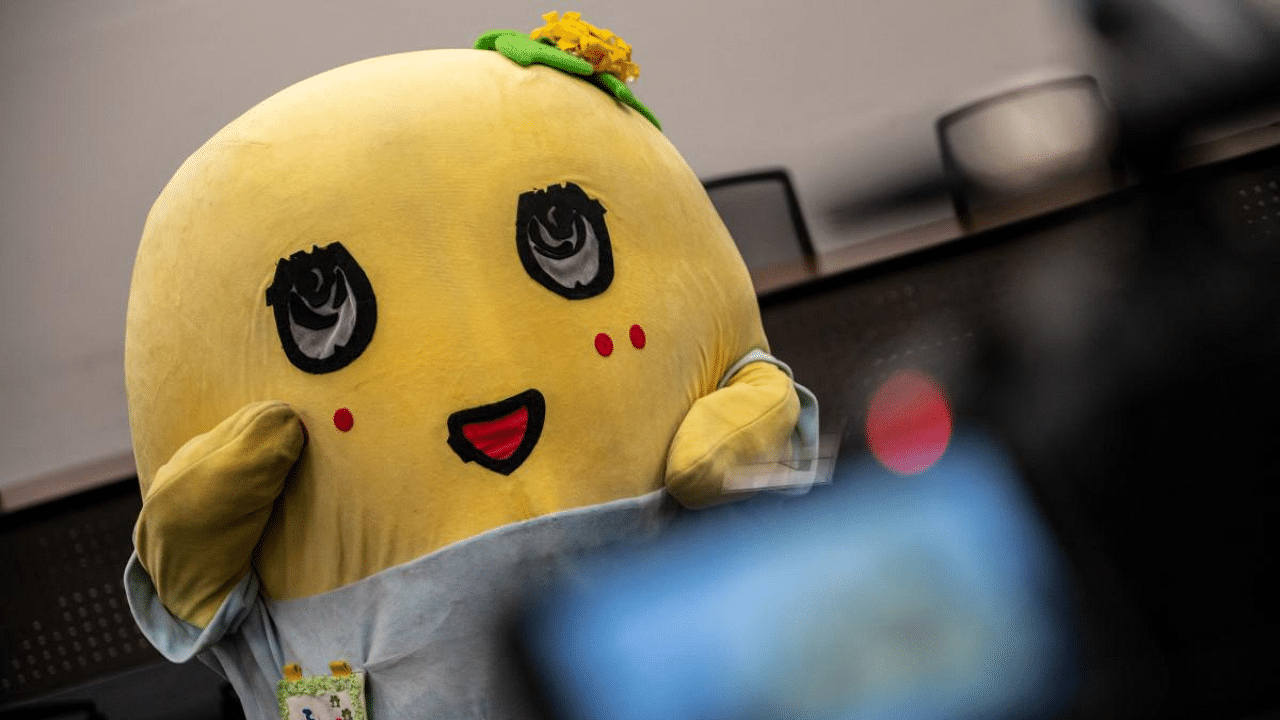 Funassyi, an unofficial mascot representing the city of Funabashi, Chiba prefecture. Credit: AFP Photo