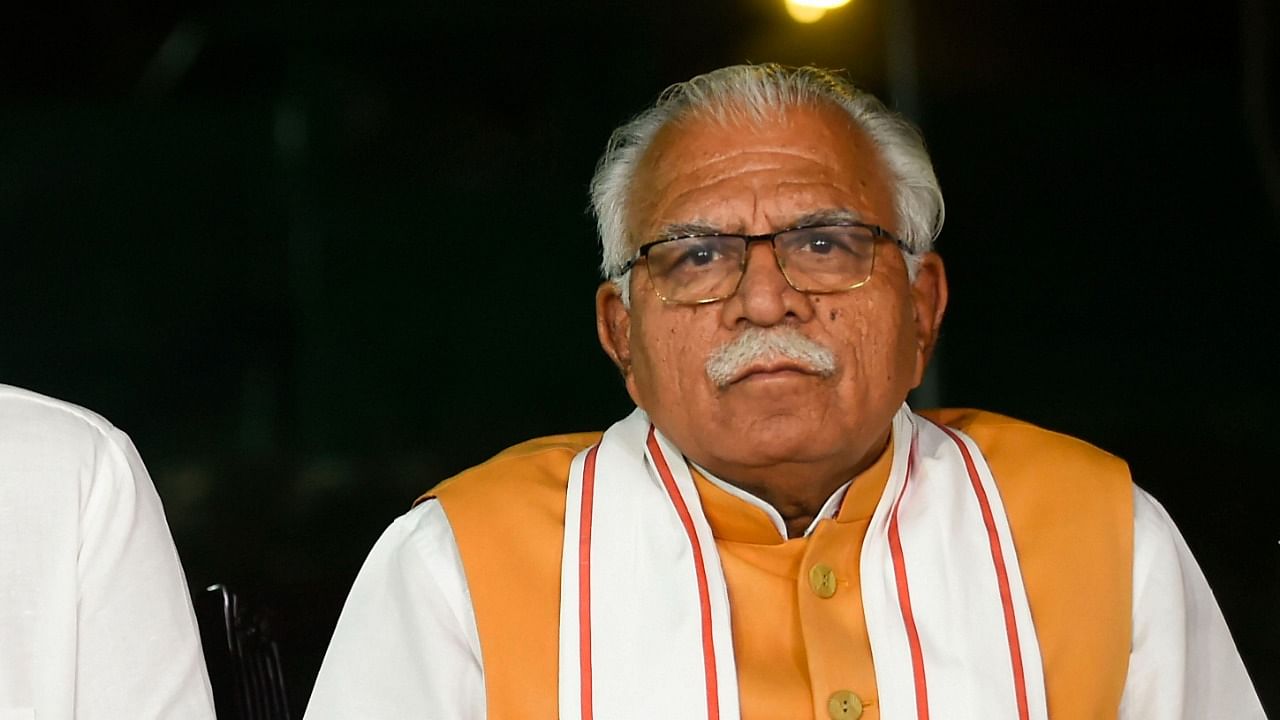 Khattar also questioned the credentials of those behind the story. Credit: PTI Photo
